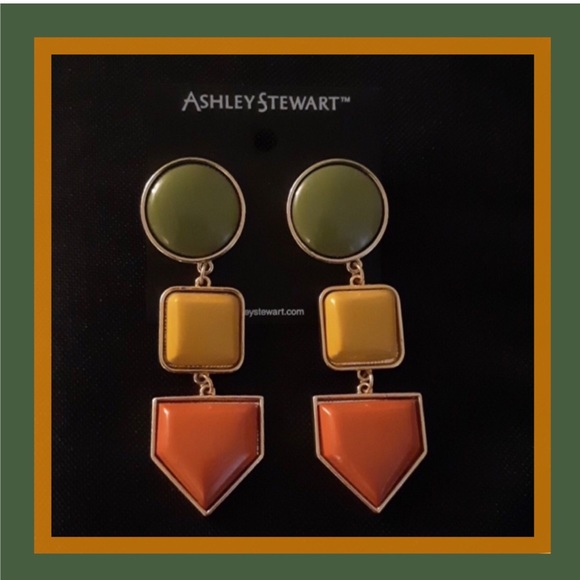 Ashley Stewart Jewelry - NWOT Ashley Stewart Earrings..Pierced Backing